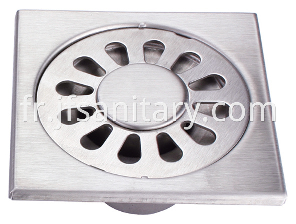 Stainless steel floor drain durable